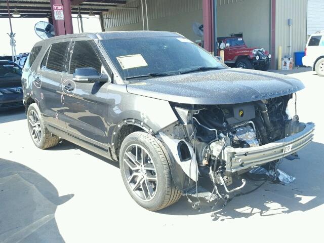 1FM5K8GT5HGC04757 - 2017 FORD EXPLORER S 灰色 照片 1