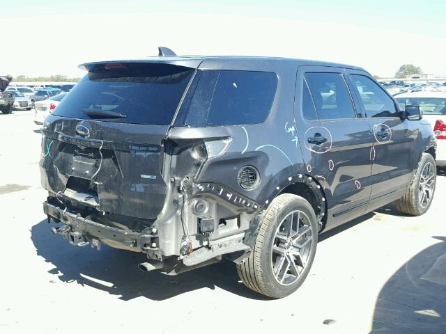 1FM5K8GT5HGC04757 - 2017 FORD EXPLORER S 灰色 照片 4