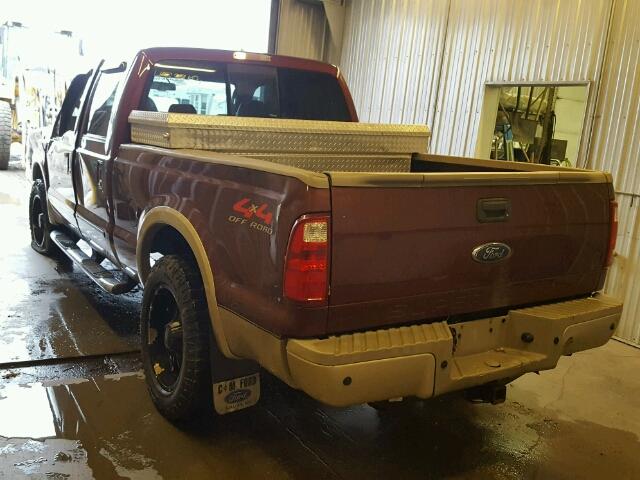 1FTSW21R88EC46177 - 2008 FORD F250 BROWN photo 3