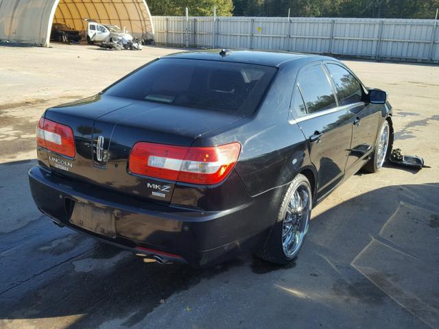 3LNHM28T78R655278 - 2008 LINCOLN MKZ BLACK photo 4