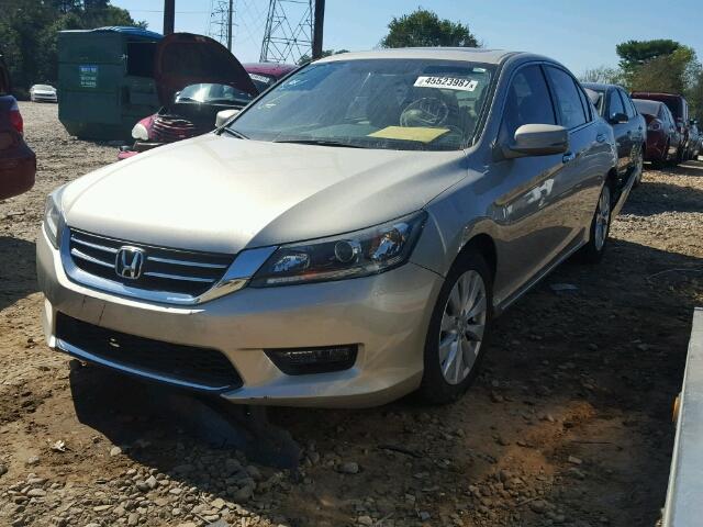 1HGCR2F78EA148886 - 2014 HONDA ACCORD EX BEIGE photo 2