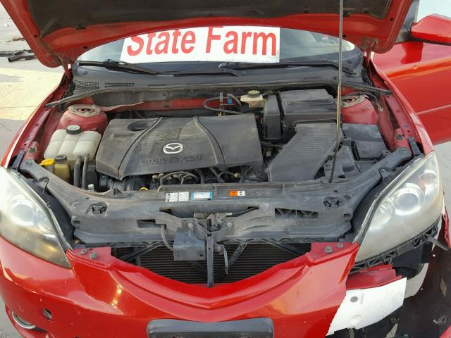 JM1BK343441106668 - 2004 MAZDA 3 RED photo 7