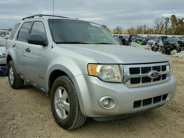 1FMCU03Z98KE74407 - 2008 FORD ESCAPE SILVER photo 1