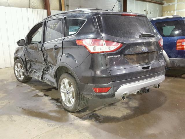 1FMCU9G90DUC16564 - 2013 FORD ESCAPE SE BLACK photo 3