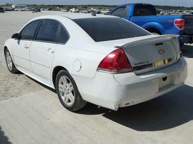 2G1WB5EK0B1319488 - 2011 CHEVROLET IMPALA LT WHITE photo 3