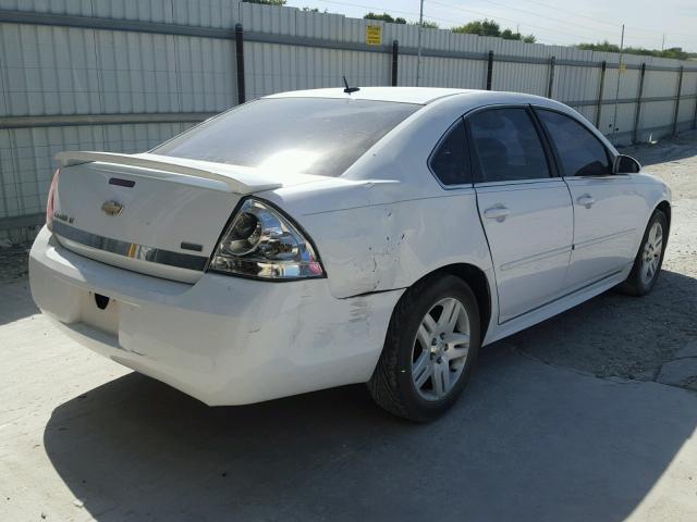 2G1WB5EK0B1319488 - 2011 CHEVROLET IMPALA LT WHITE photo 4