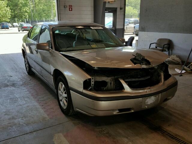 2G1WF52E839116922 - 2003 CHEVROLET IMPALA GOLD photo 1