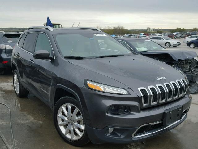 1C4PJLDS2GW141183 - 2016 JEEP CHEROKEE L GRAY photo 1