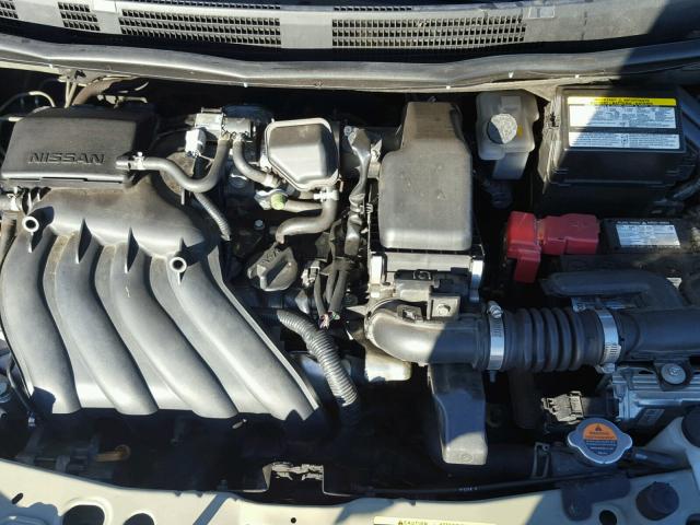 3N1CN7AP0FL832942 - 2015 NISSAN VERSA S GRAY photo 7