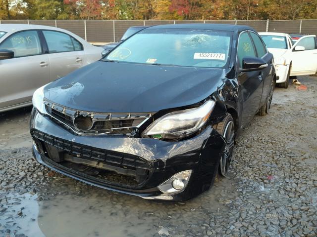4T1BK1EBXFU140556 - 2015 TOYOTA AVALON XLE BLACK photo 2
