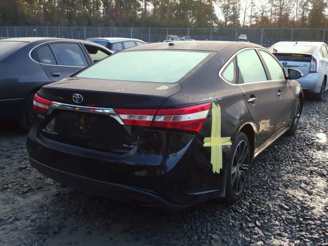 4T1BK1EBXFU140556 - 2015 TOYOTA AVALON XLE BLACK photo 4