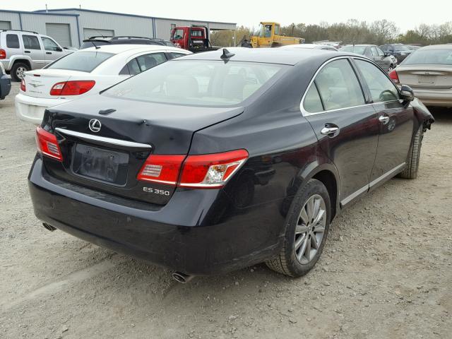 JTHBK1EG4B2434314 - 2011 LEXUS ES BLACK photo 4