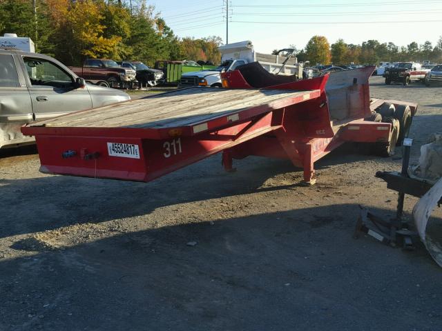 N0V1N45524817 - 1986 MACK TRAILER RED photo 2