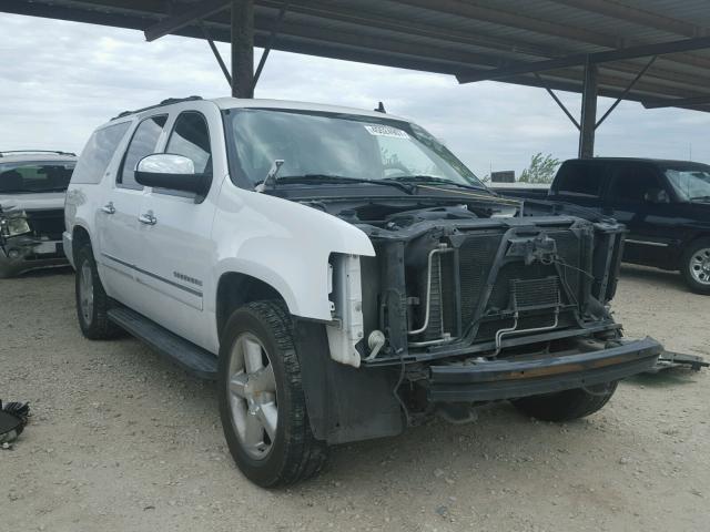 1GNSCKE05BR314477 - 2011 CHEVROLET SUBURBAN C WHITE photo 1