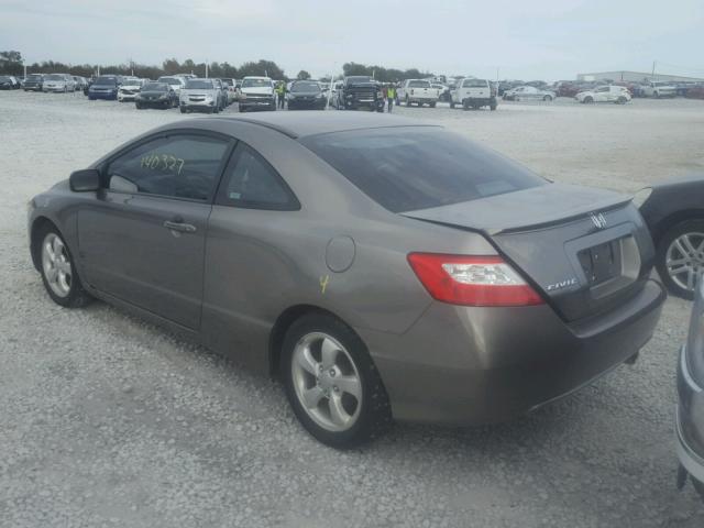 2HGFG128X7H570531 - 2007 HONDA CIVIC EX GRAY photo 3