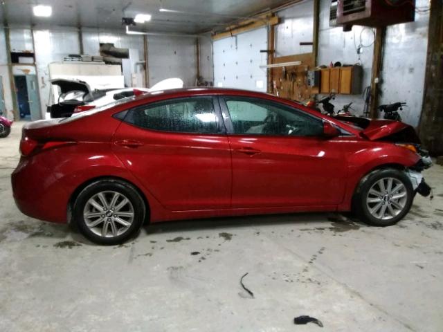 5NPDH4AE1GH680662 - 2016 HYUNDAI ELANTRA SE RED photo 9