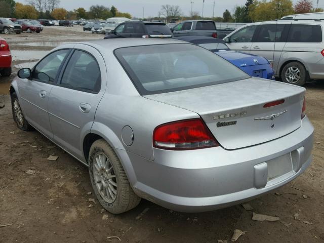 1C3EL46X94N125889 - 2004 CHRYSLER SEBRING LX SILVER photo 3