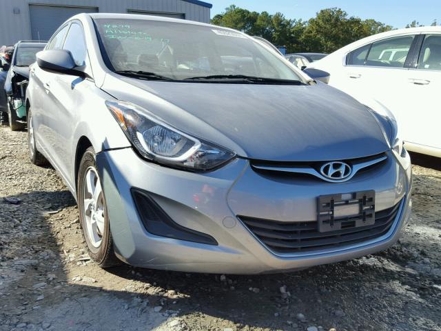 KMHDH4AE6EU189549 - 2014 HYUNDAI ELANTRA SE GRAY photo 1