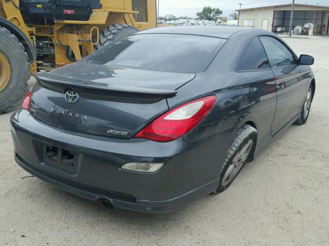 4T1CE30P07U761168 - 2007 TOYOTA CAMRY SOLA CHARCOAL photo 4