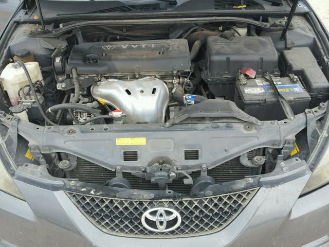 4T1CE30P07U761168 - 2007 TOYOTA CAMRY SOLA CHARCOAL photo 7