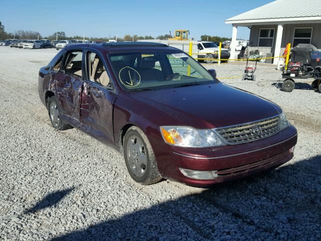 4T1BF28B73U323625 - 2003 TOYOTA AVALON XL MAROON photo 1