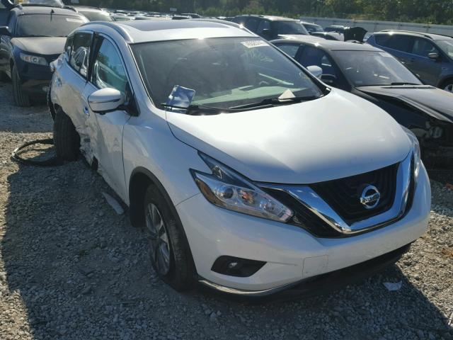 5N1AZ2MG4FN272118 - 2015 NISSAN MURANO S WHITE photo 9