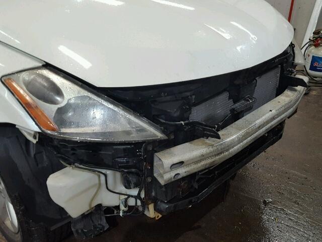 JN8AZ08WX7W627836 - 2007 NISSAN MURANO WHITE photo 9