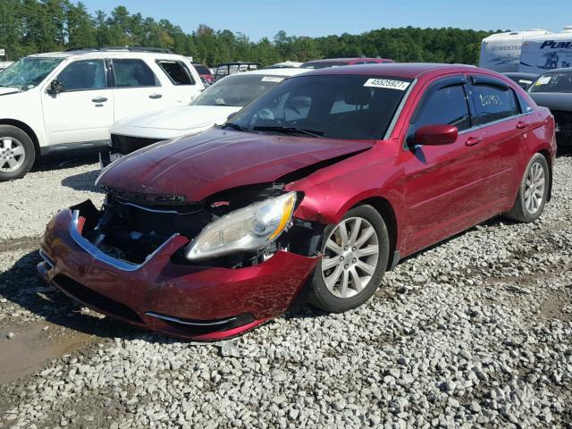 1C3CCBBB9DN558117 - 2013 CHRYSLER 200 TOURIN RED photo 2