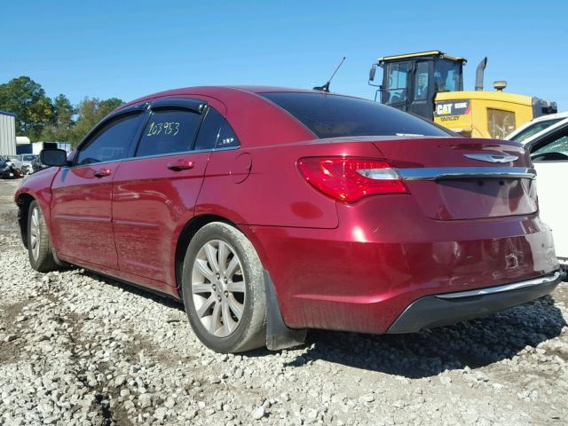 1C3CCBBB9DN558117 - 2013 CHRYSLER 200 TOURIN RED photo 3