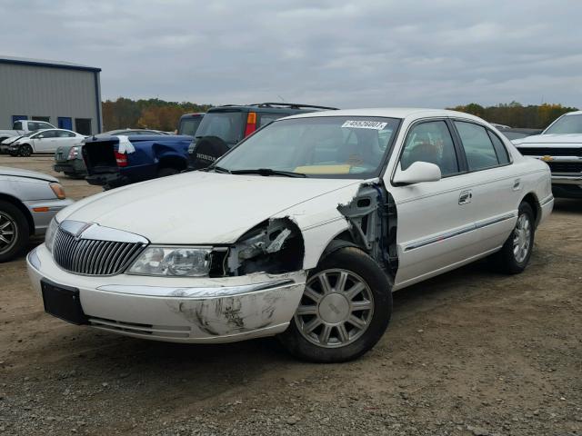 1LNHM97V8YY869208 - 2000 LINCOLN CONTINENTA WHITE photo 2