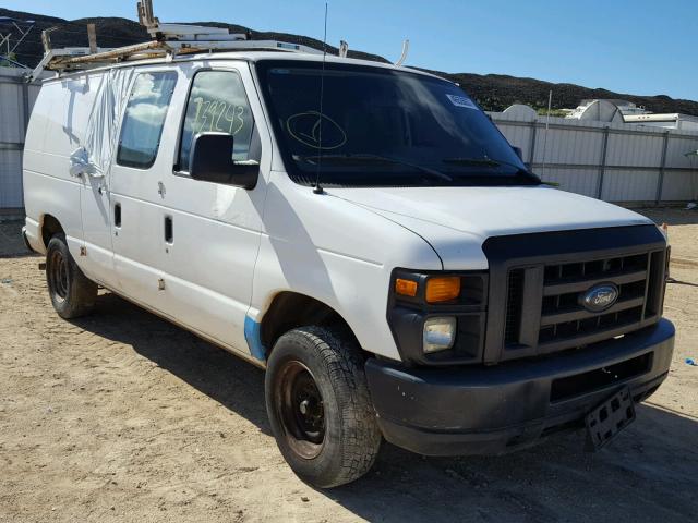 1FTNE14W19DA91152 - 2009 FORD ECONOLINE WHITE photo 1