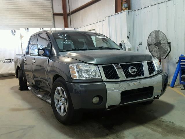 1N6BA07A07N246142 - 2007 NISSAN TITAN GRAY photo 1