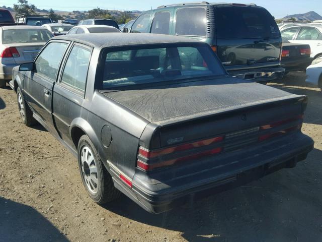 1G4AH2734GD472001 - 1986 BUICK CENTURY CU BLACK photo 3