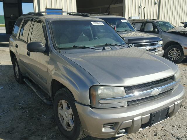 1GNDS13S332145371 - 2003 CHEVROLET TRAILBLAZE TAN photo 1