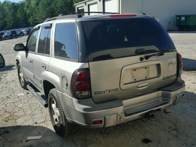 1GNDS13S332145371 - 2003 CHEVROLET TRAILBLAZE TAN photo 3