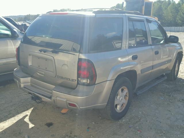 1GNDS13S332145371 - 2003 CHEVROLET TRAILBLAZE TAN photo 4