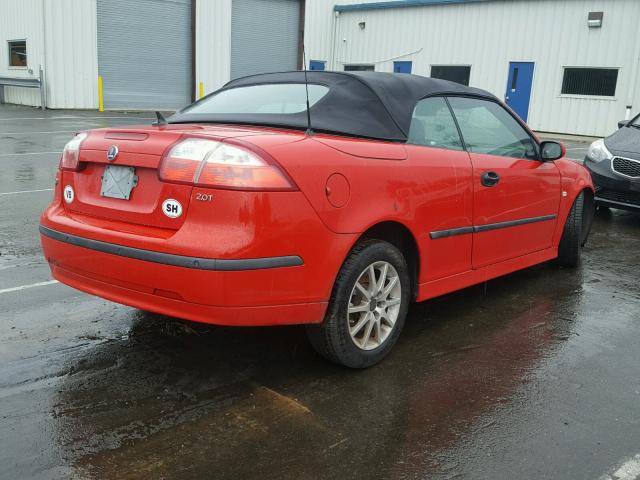 YS3FD79Y356006744 - 2005 SAAB 9-3 ARC RED photo 4