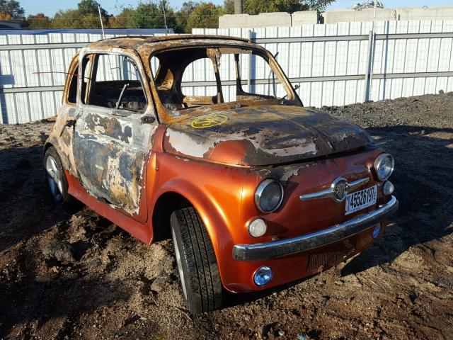 2400950 - 1970 FIAT 500 ORANGE photo 1