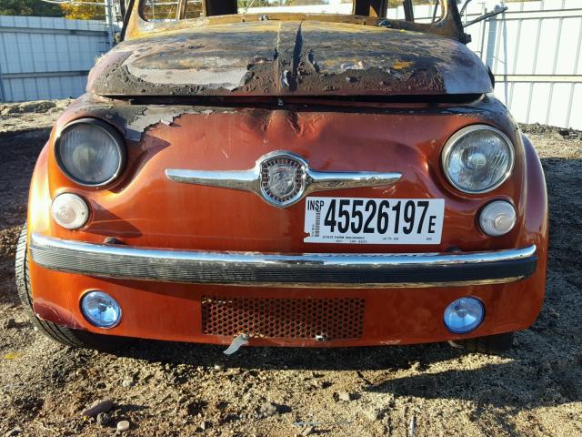 2400950 - 1970 FIAT 500 ORANGE photo 10