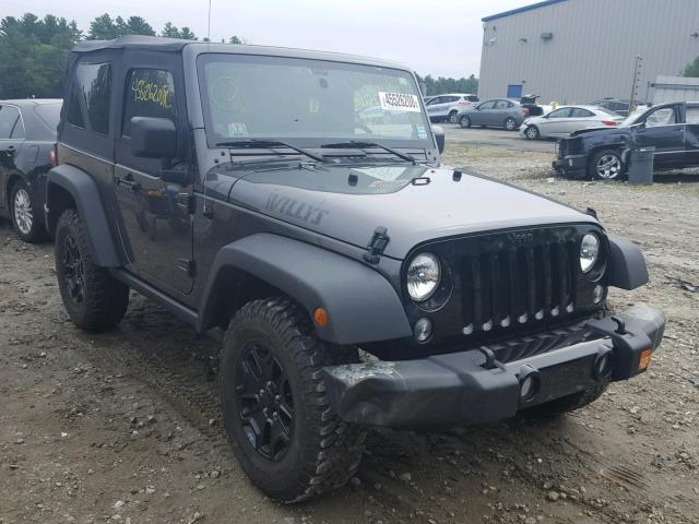 1C4AJWAG3EL272094 - 2014 JEEP WRANGLER S GRAY photo 1