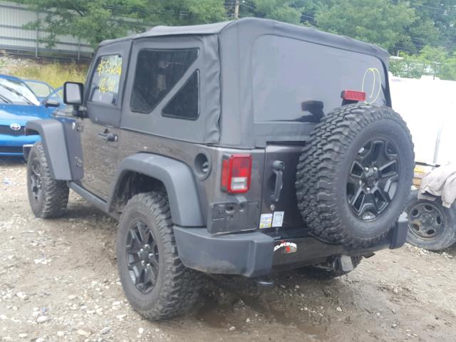 1C4AJWAG3EL272094 - 2014 JEEP WRANGLER S GRAY photo 3