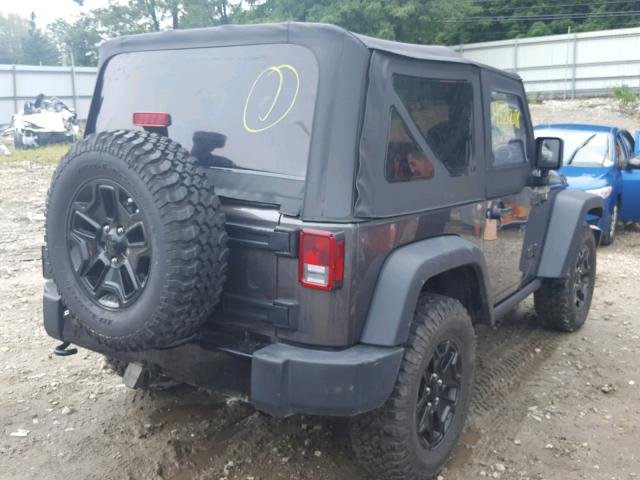 1C4AJWAG3EL272094 - 2014 JEEP WRANGLER S GRAY photo 4