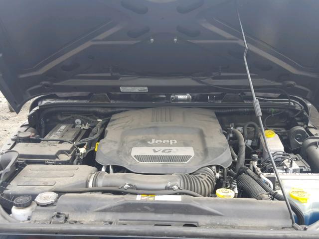 1C4AJWAG3EL272094 - 2014 JEEP WRANGLER S GRAY photo 7