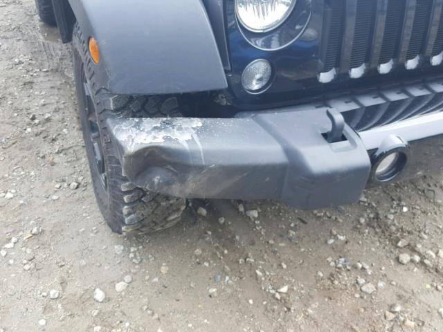 1C4AJWAG3EL272094 - 2014 JEEP WRANGLER S GRAY photo 9