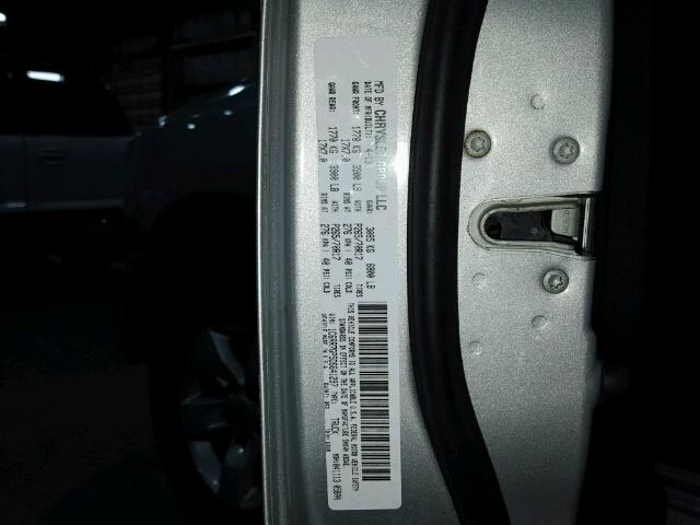 1C6RR7GP5DS641297 - 2013 RAM 1500 SLT SILVER photo 10