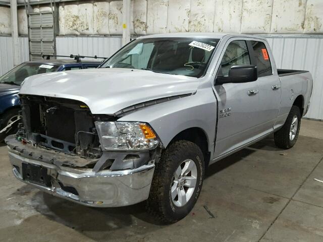 1C6RR7GP5DS641297 - 2013 RAM 1500 SLT SILVER photo 2