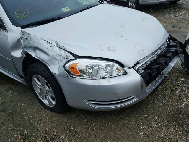 2G1WA5E37E1141112 - 2014 CHEVROLET IMPALA LIM SILVER photo 9