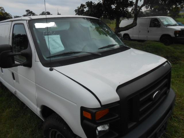 1FTNE24W69DA91170 - 2009 FORD ECONOLINE WHITE photo 1