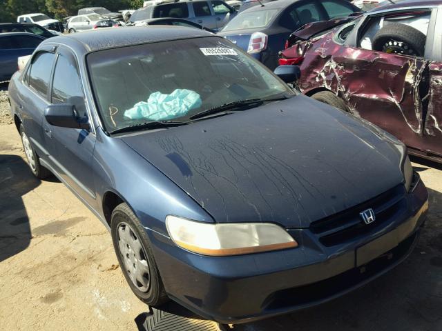 1HGCG5646YA045967 - 2000 HONDA ACCORD LX BLUE photo 1