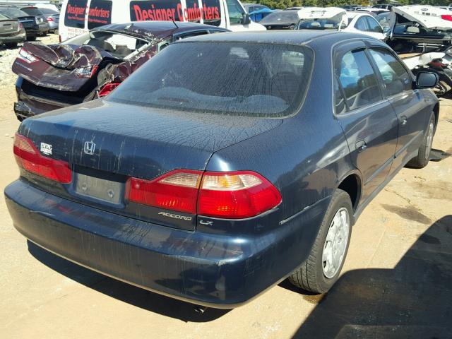 1HGCG5646YA045967 - 2000 HONDA ACCORD LX BLUE photo 4